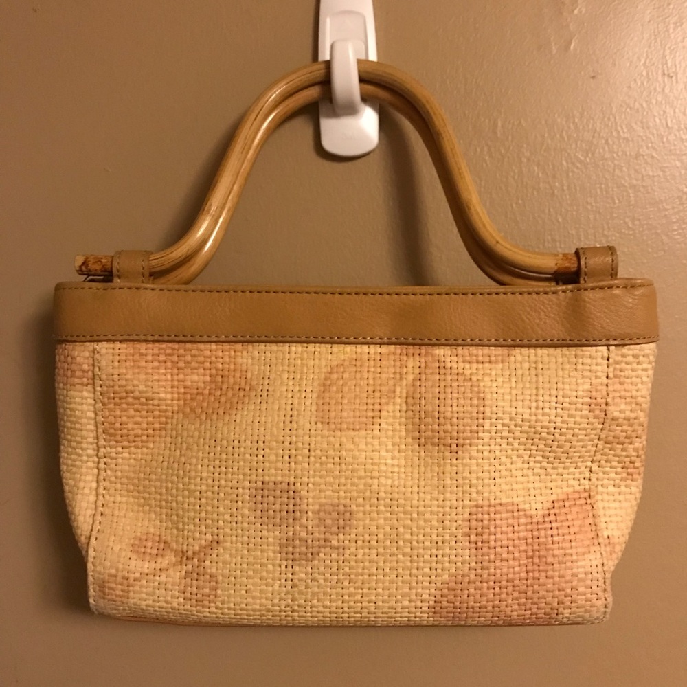 Mini straw purse